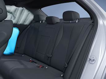 Side impact airbags in rear passenger compartment