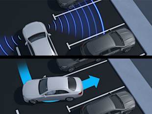 Active Parking Assist with PARKTRONIC