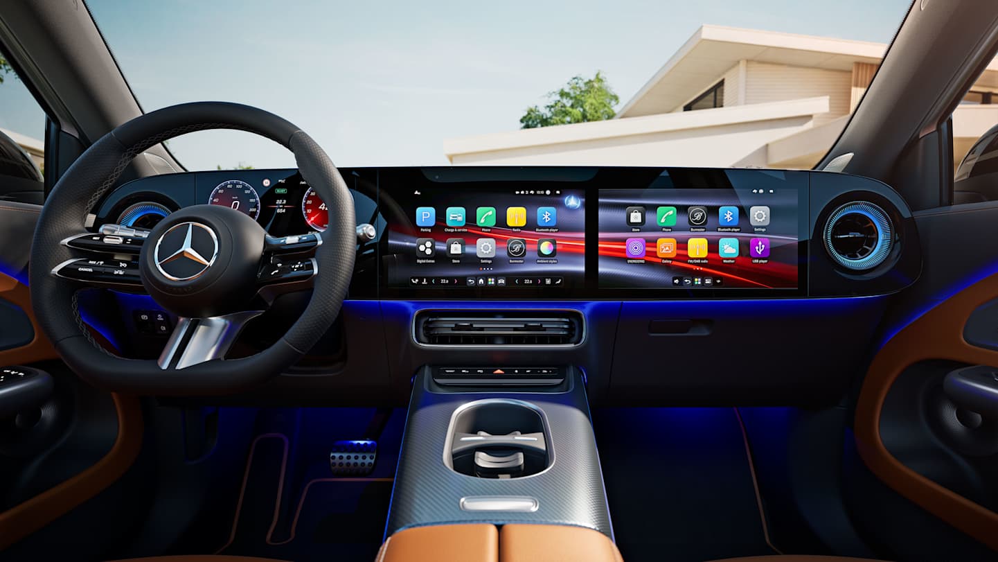 Interior of the new Mercedes-AMG GLC SUV